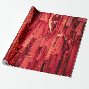 Red paper strips