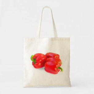 Red paprika tote bag