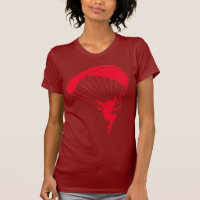 Red Paragliding Pixie T shirt