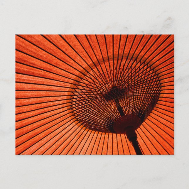 Red Parasol: Japan Postcard (Front)