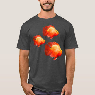 Red Parrot Cichlids Aquarium Fish Keeping Gift T-Shirt