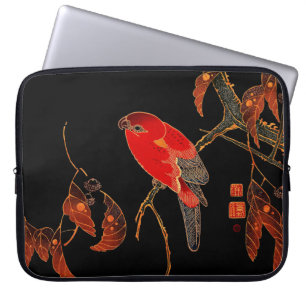 Red Parrot Fine Art Laptop Sleeve