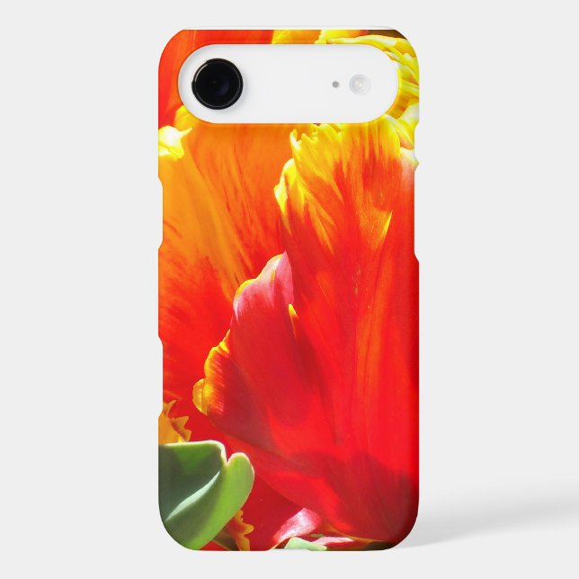 Red Parrot Tulip iPhone 7 Case (Back)