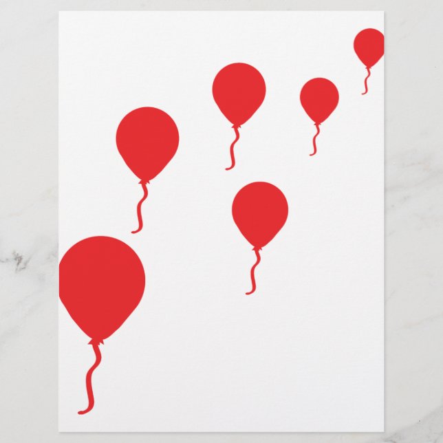 red party balloons icon (Front)