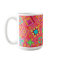 Red Patchwork Quilt Design Mug