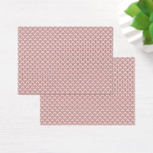 Red Pattern Profile Cards Minimal Geometric