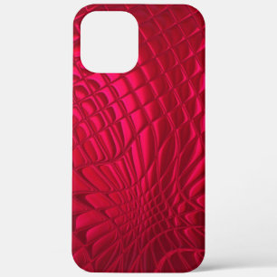 Red patterned iPhone 12 pro max case