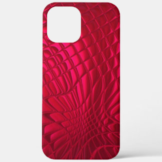 Red patterned iPhone 12 pro max case