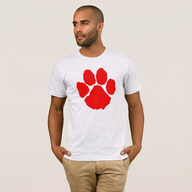 Red Paw T-Shirt (Front Full)