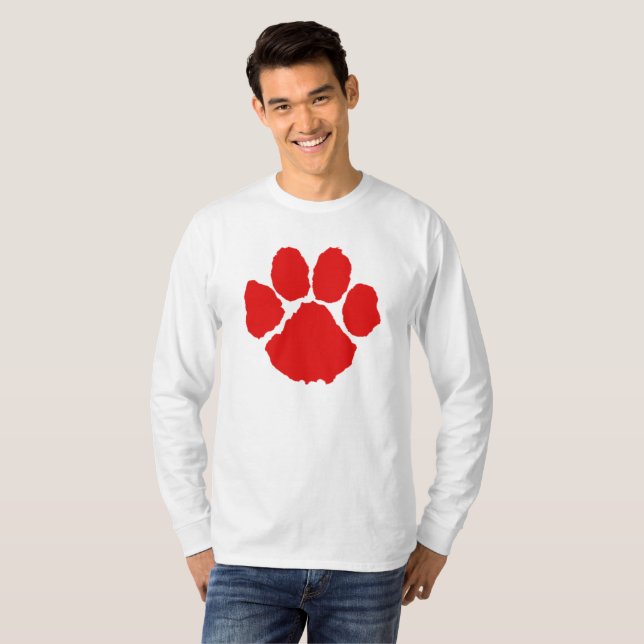 Red Paw T-Shirt (Front Full)