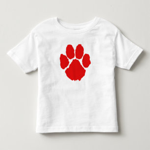 Red Paw Toddler T-Shirt