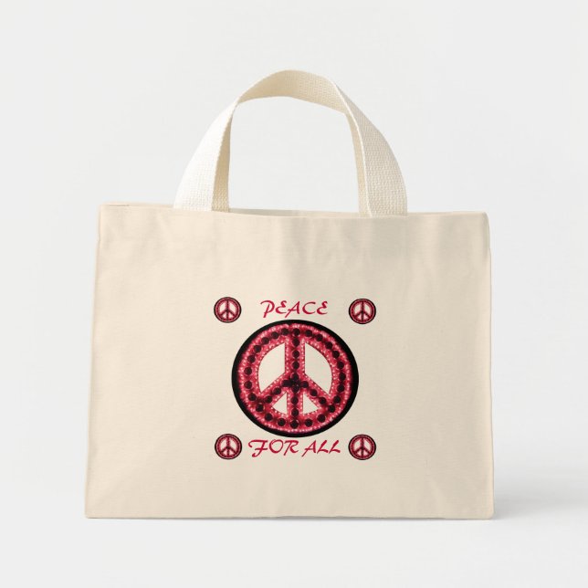 red peace for all bag (Front)
