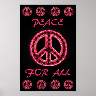 red peace for all poster