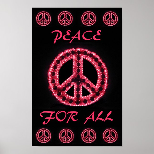 red peace for all poster (Front)