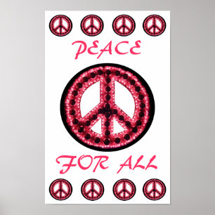 red peace for all poster