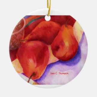 Red Pears Ornament
