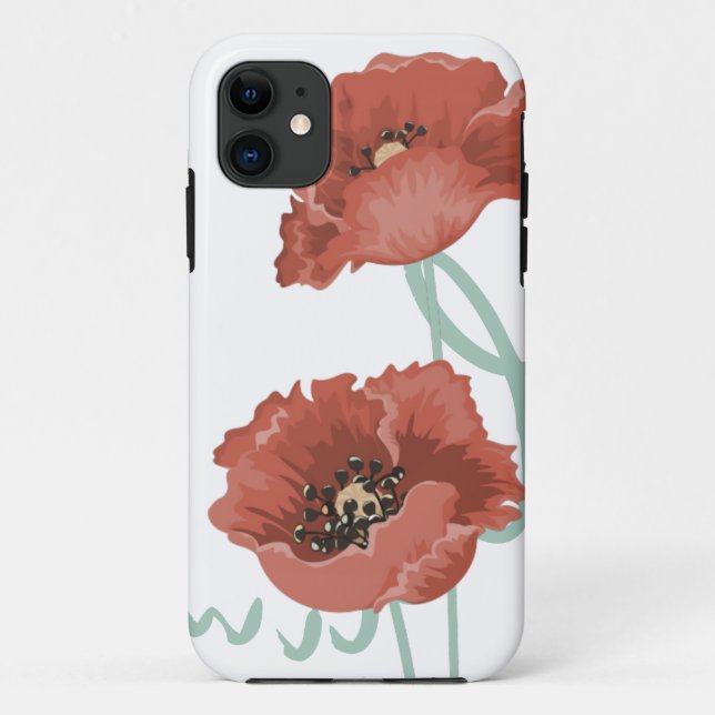 Red Peonies iPhone 5 Case (Back)