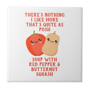 red pepper and butternut squash soup tile