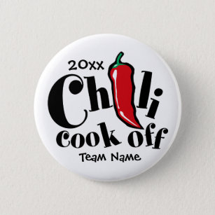 Red Pepper Chilli Cook Off Contest 6 Cm Round Badge