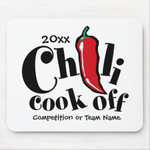 Red Pepper Chilli Cook Off Contest Mouse Pad