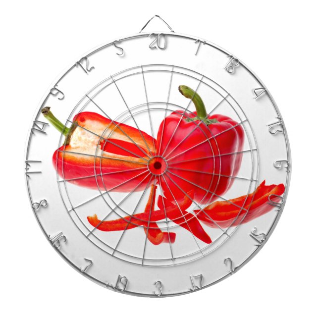 Red pepper dartboard (Front)
