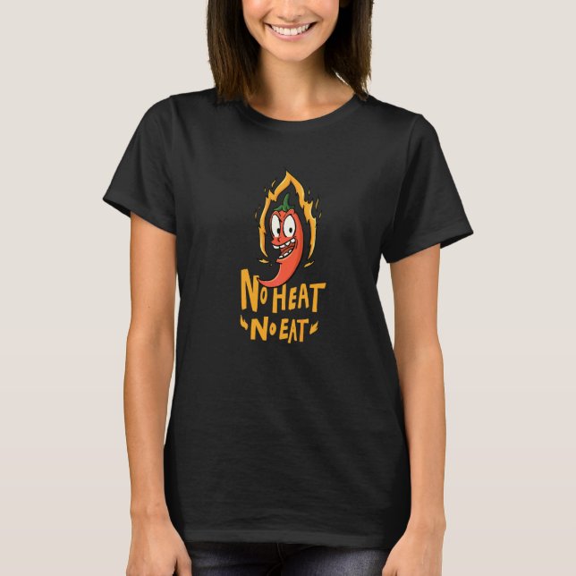 Red Pepper Design For A Habanero Chilli T-Shirt (Front)