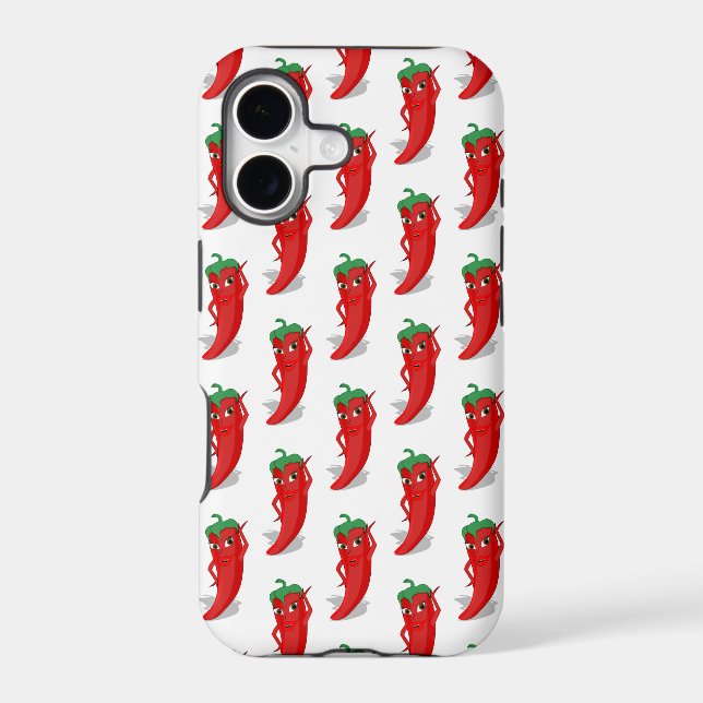 Red Pepper Diva Cartoon Pattern (Back)