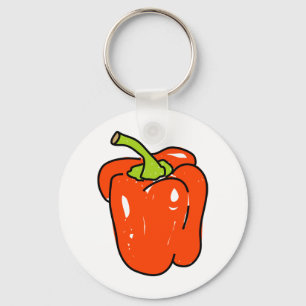 Red Pepper Key Ring