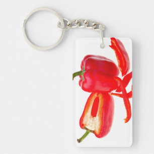 Red pepper key ring