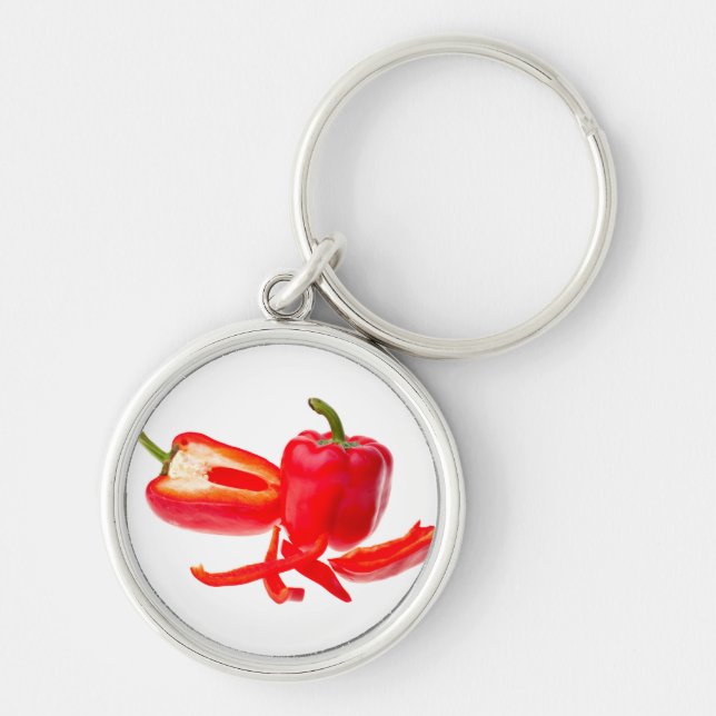 Red pepper key ring (Front)