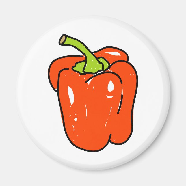 Red Pepper Magnet (Front)