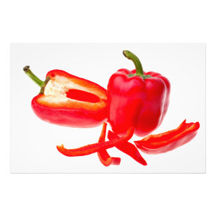 Red pepper photo print