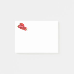 Red pepper post-it notes