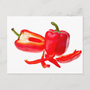 Red pepper postcard
