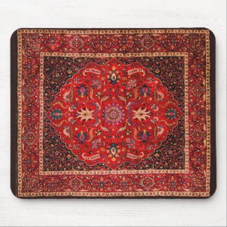 Red Persian Rug from Mashhad Mouse Pad
