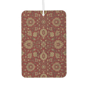 Red Persian scarlet arabesque tapestry Car Air Freshener