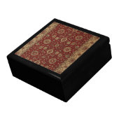 Red Persian scarlet arabesque tapestry Gift Box (Side)