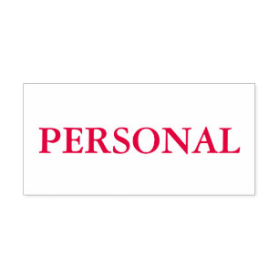 Red Personal Self-inking Stamp