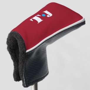 Red Personalised Golf Head Cover