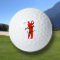 Red Personalised Golfer