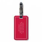 Red Personalised Monogram Golfer