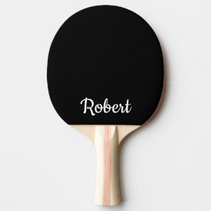 Red Personalised Name Custom Ping Pong Paddle