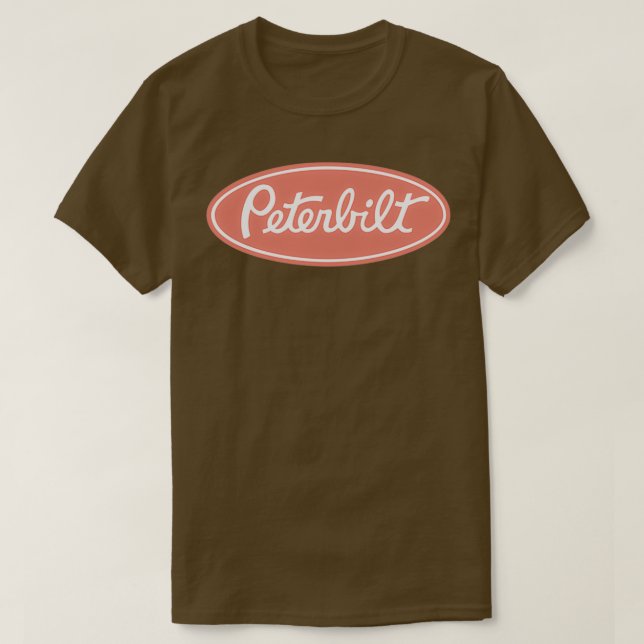 red peterbilts trucks logo T-Shirt (Design Front)