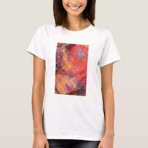 Red Petrified wood detail, Arizona T-Shirt