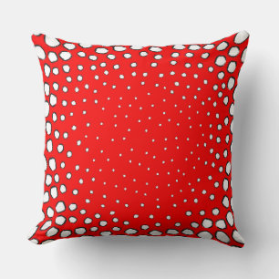 red pheasant themed throw pillow