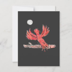 Red Phoenix  Postcard