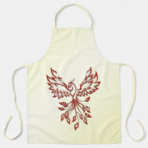 Red Phoenix Rises Apron