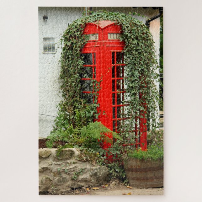 Red phone box 1014-pc jigsaw puzzle (Vertical)