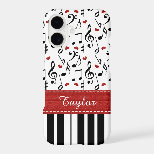 Red Piano Keyboard (Back)