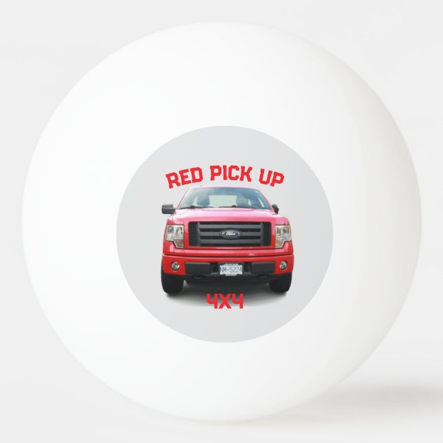 RED PICK UP PING PONG BALL (Front)
